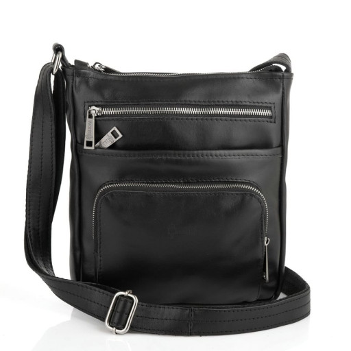 Чоловіча шкіряна сумка месенджер GA-1303-4lx TARWA з кишенею