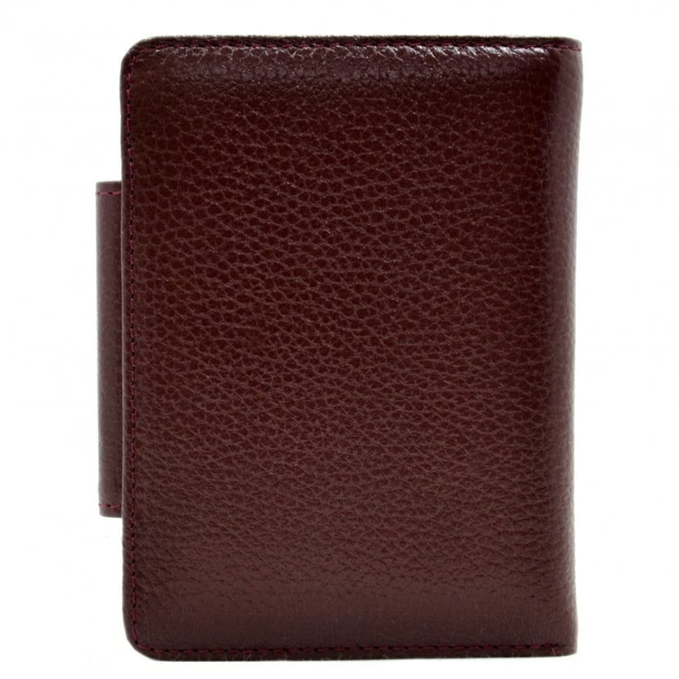 Жіноче шкіряне портмоне Desisan 086-339 бордо флотар