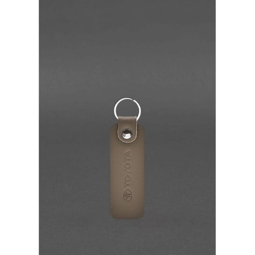 Шкіряний брелок для Авто Jeep темно-бежевий краст