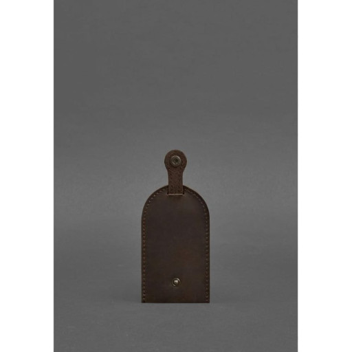 Шкіряна ключниця 2.0 темно-коричнева Crazy Horse