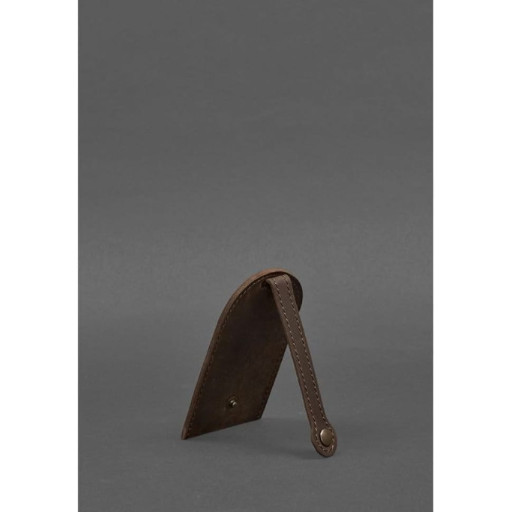 Шкіряна ключниця 2.0 темно-коричнева Crazy Horse