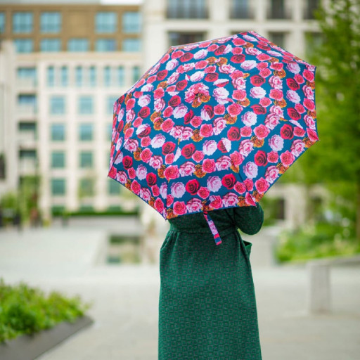 Парасолька жіноча Fulton L354-041192 Minilite-2 Rose Chain (Китайська троянда)