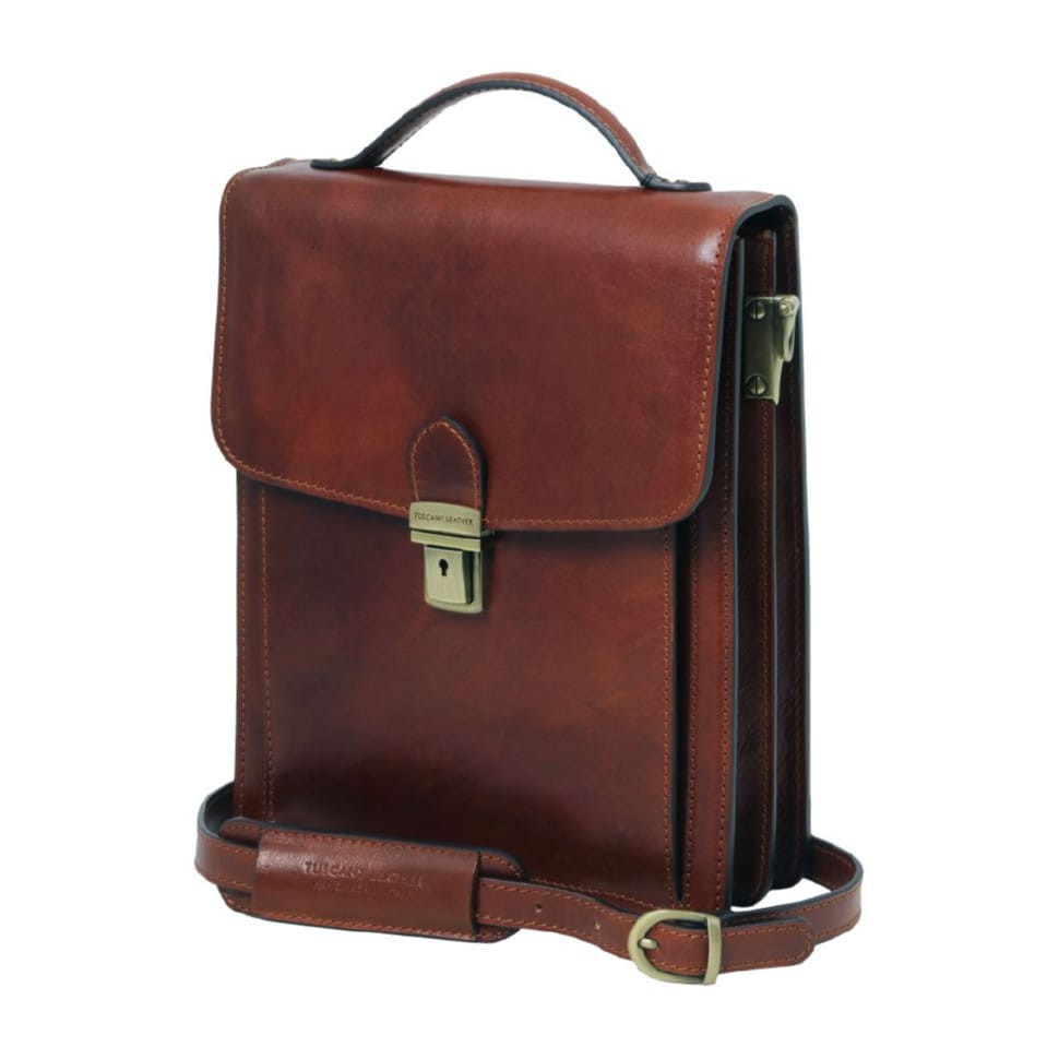 David Шкіряна сумка через плече - Великий розмір uscany TL142340