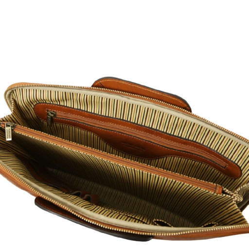 Шкіряний портфель папка для документів Caserta Tuscany TL142449