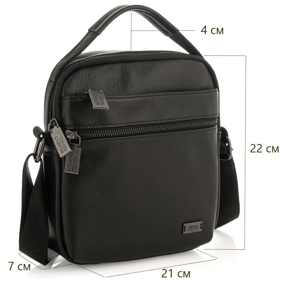 Чоловіча сумка через плече натуральна шкіра Ricardo Pruno RP23-6013A