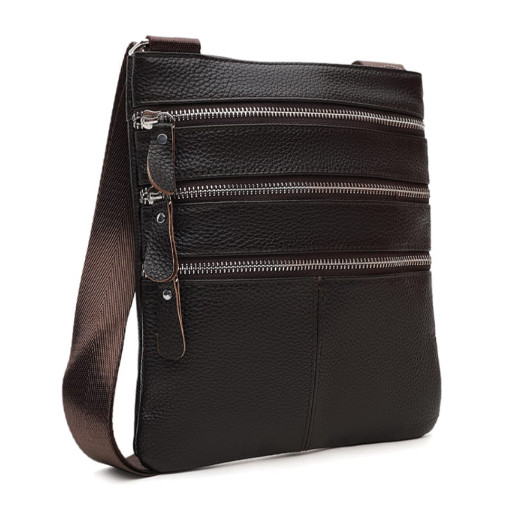 Чоловічі шкіряні сумки Keizer K1301br-brown