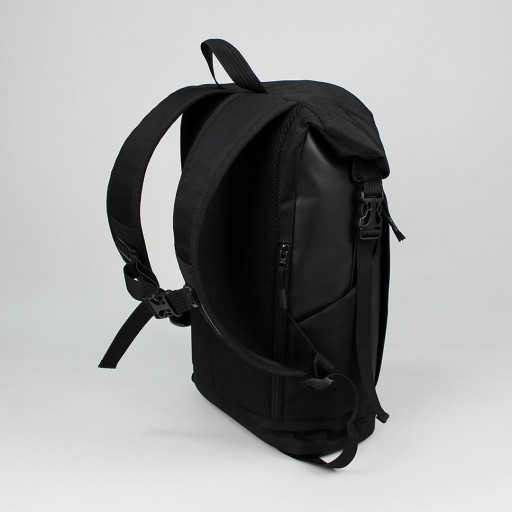 Рюкзак roll-top Piligrim чорний MAD | born to win™