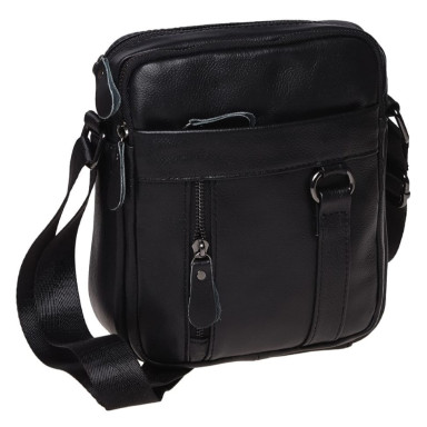 Чоловіча шкіряна сумка Borsa Leather K11169a-black