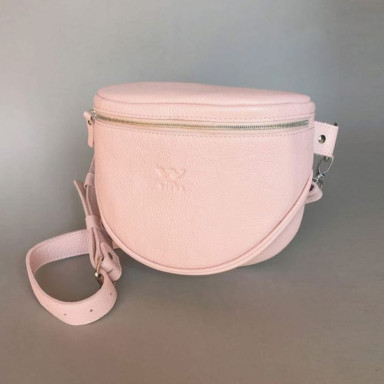 Leather crossbody bag Vacation powdery flotar