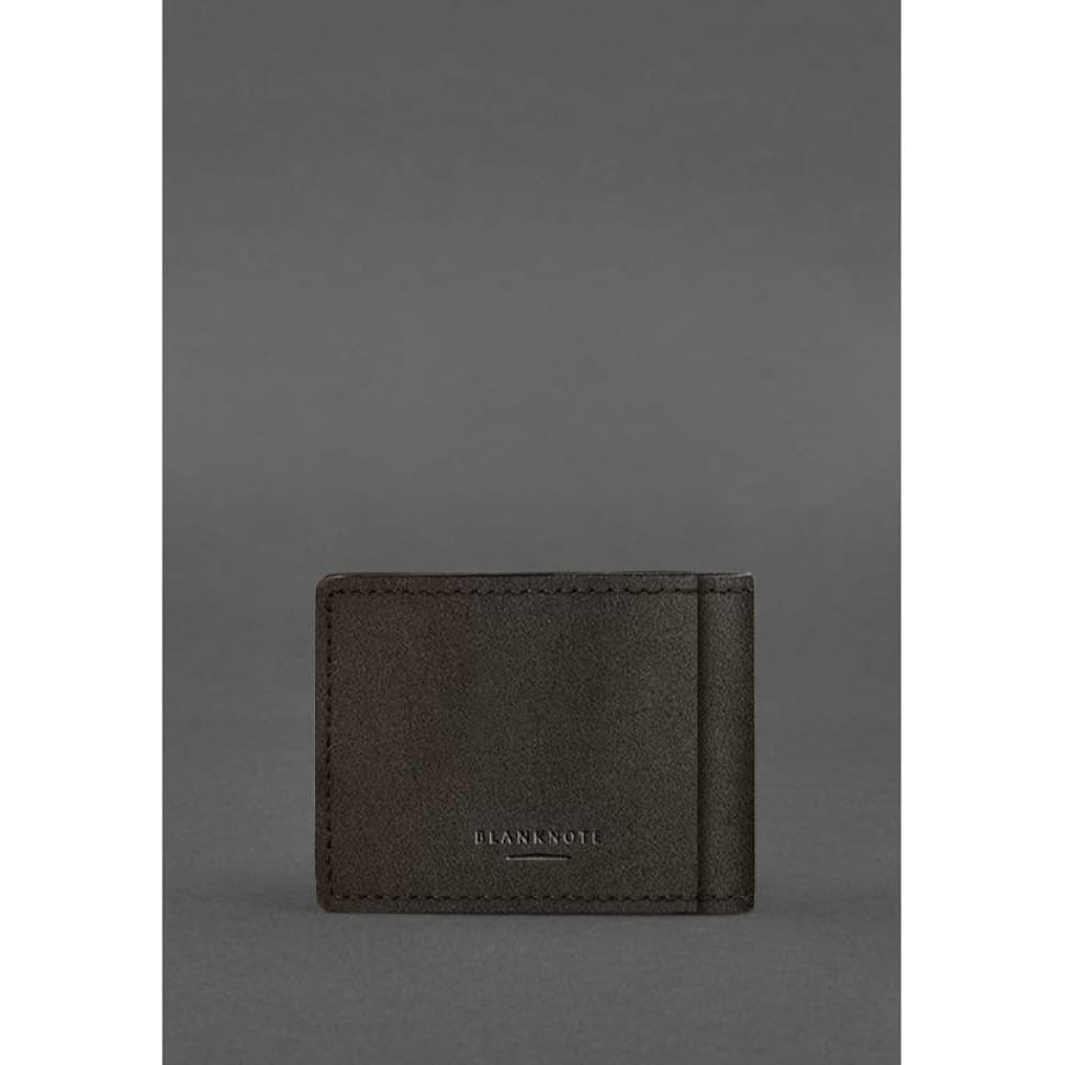 Кожаная обложка на удостоверение Главного управления разведки (ГУР) темно-коричневая