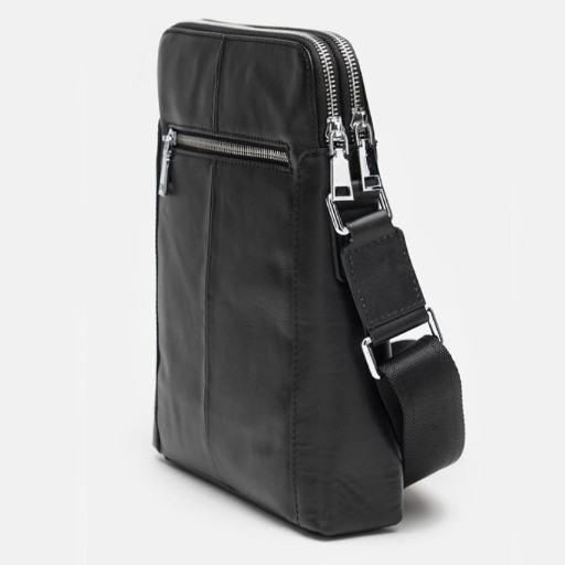 Чоловічі шкіряні сумки Ricco Grande K19580-black