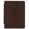 Cesare Leather document case with handle and ring binder