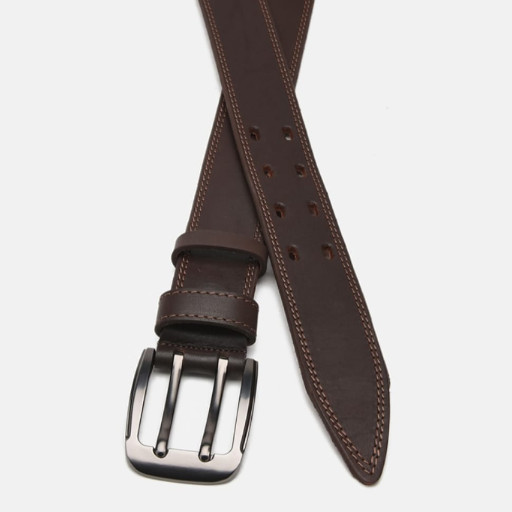 Чоловічий шкіряний ремінь Borsa Leather Cv1gnn28-125