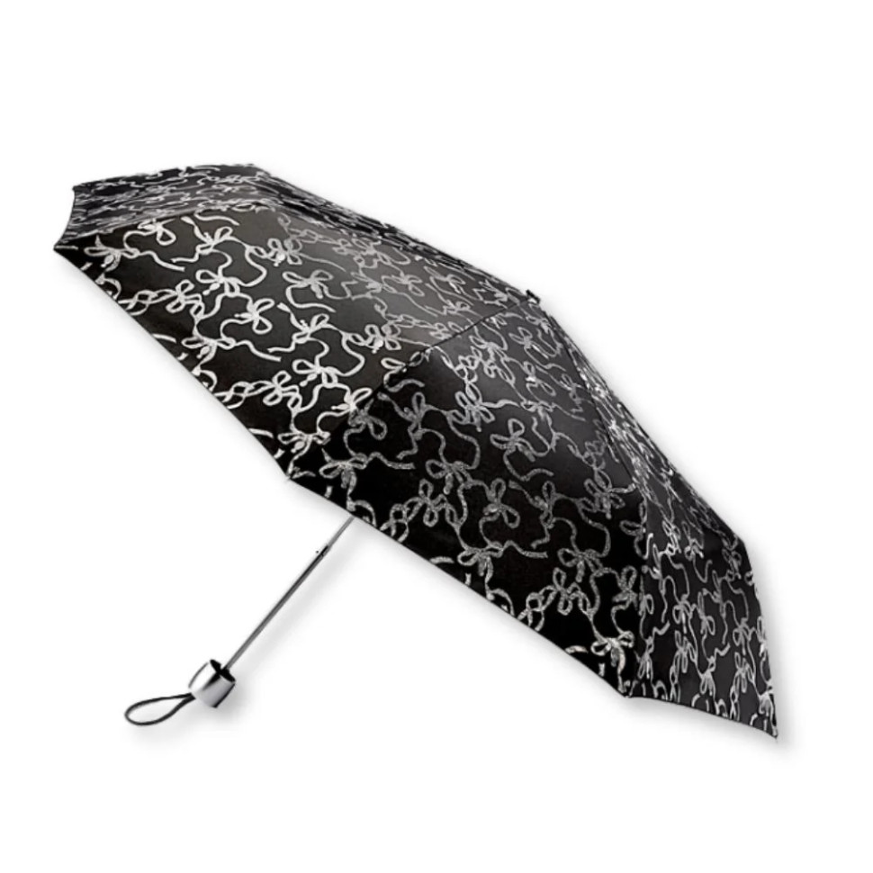 Парасолька жіноча Fulton L354-042052 Minilite-2 Glitter Bow (Блискучий бант)