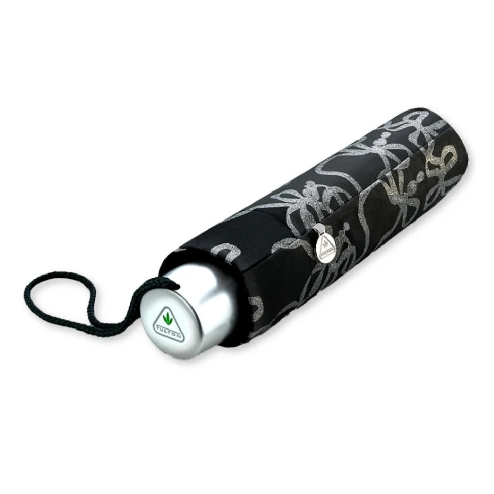 Парасолька жіноча Fulton L354-042052 Minilite-2 Glitter Bow (Блискучий бант)
