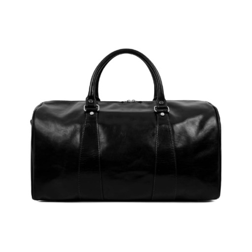 Шкіряна сумка спортивна дорожня - Wise Children - чорна Time Resistance 5207301