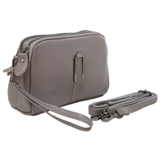 Сумка жіноча з натуральної шкіри MB11613grey