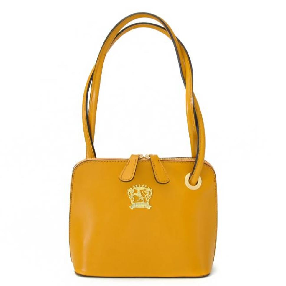 Pratesi RSE468 - Roccastrada Woman Bag in cow leather Radica Mustard