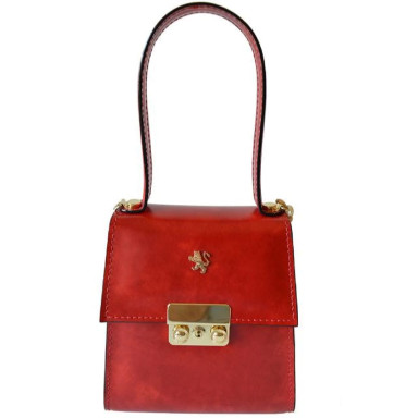 Pratesi RCL299/22 - Artemisia 299/22 Small Lady Bag in cow leather Artemisia Radica Cherry