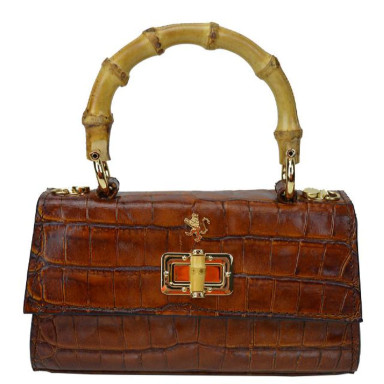 Pratesi KMA298/20 - Castalia K298/20 Lady Bag in cow leather Castalia K298/20 Brawn