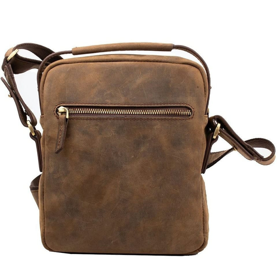 Сумка через плече шкіряна Tony Bellucci 5198-06 коричневий нубук