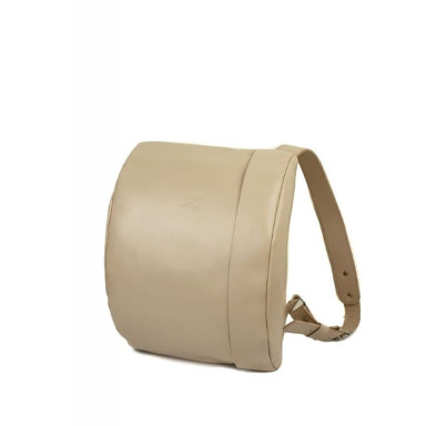 Cloud S leather backpack beige