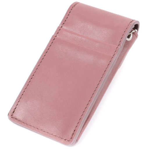 Жіноча незвичайна ключниця у вигляді футляра з натуральної шкіри GRANDE PELLE 22571