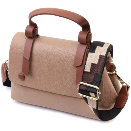 Ділова сумка для жінок з короткою ручкою з натуральної шкіри Vintage 22668