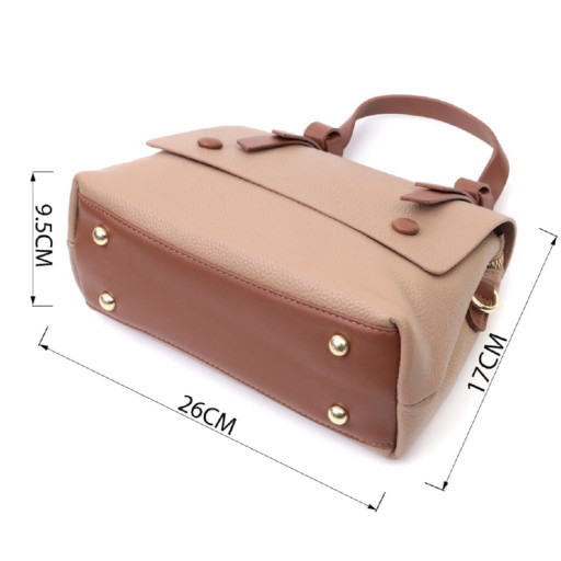 Ділова сумка для жінок з короткою ручкою з натуральної шкіри Vintage 22668