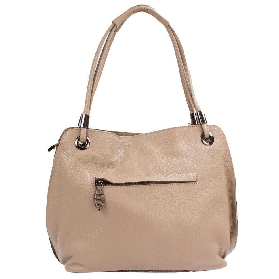 Сумка жіноча шкіра Desisan 7146-283 бежевий флотар