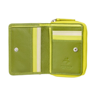 Гаманець жіночий Visconti RB53 Hawaii c RFID (Lime Multi)
