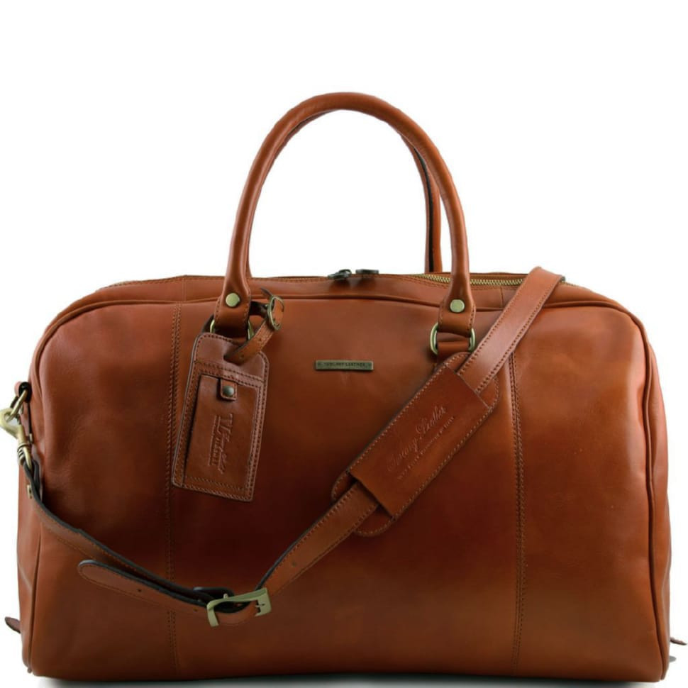 TL Voyager Дорожня шкіряна сумка-даффл Tuscany TL141218