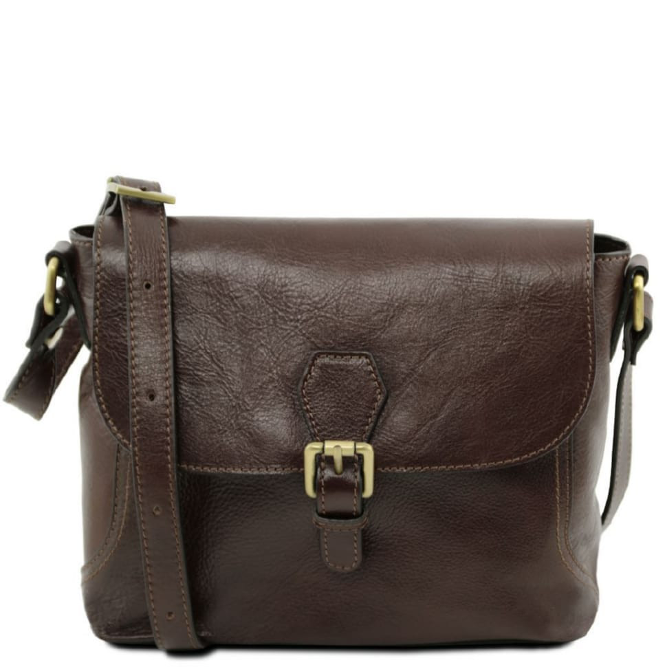 Шкіряна сумка месенджер на плече Tuscany Leather Jody TL141278