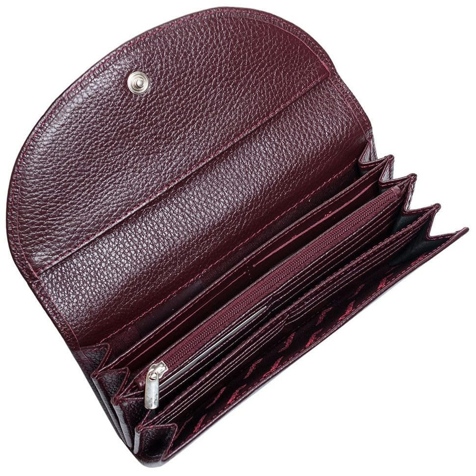 Гаманець жіночий шкіряний Desisan 733-339 бордо флотар
