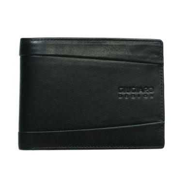 Leather wallet Giugiaro 2894 nero black