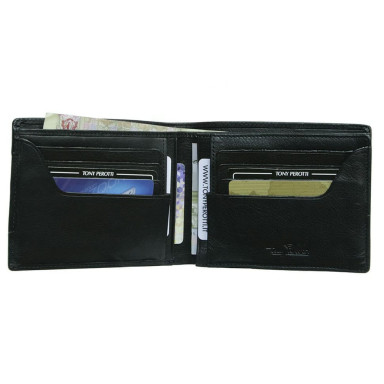 Leather wallet Giugiaro 2894 nero black