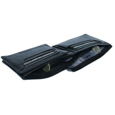 Leather wallet Giugiaro 2894 nero black