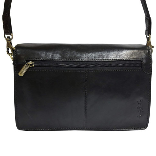 Сумка-барсетка шкіряна Italico 8264 чорний