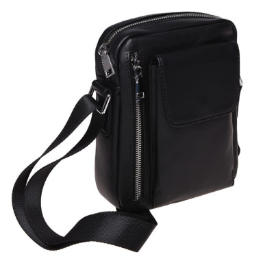 Мужская кожаная сумка Ricco Grande K16426-black