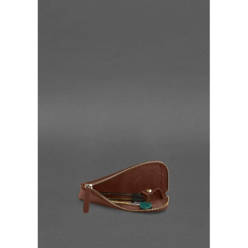 Шкіряна кишенькова ключниця 5.0 Світло-коричнева