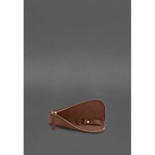 Шкіряна кишенькова ключниця 5.0 Світло-коричнева