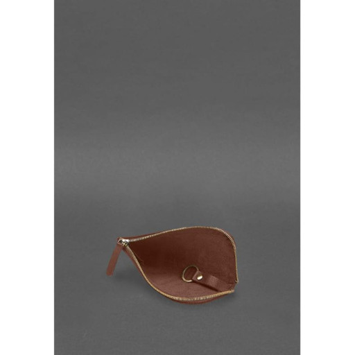 Шкіряна кишенькова ключниця 5.0 Світло-коричнева