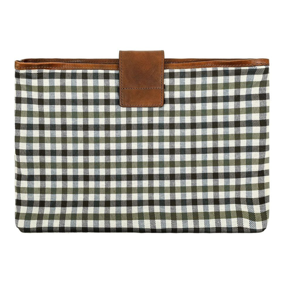 Шкіряний портфель для ноутбука - Lanark - коньячний Time Resistance 5242101