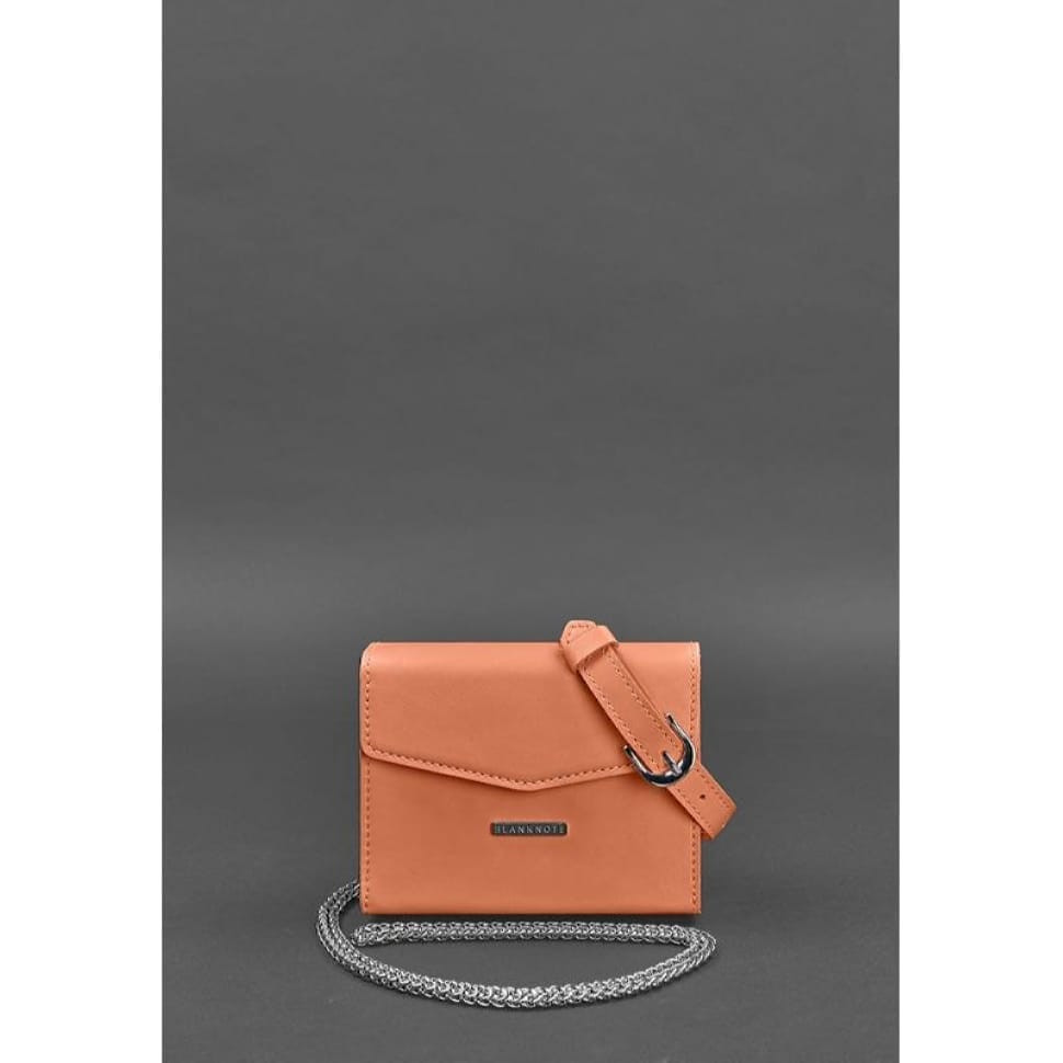 Набір жіночих коралових шкіряних сумок Mini поясна/кроссбоді