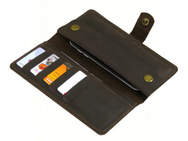 Кошелек мужской BGS кожаный коричневый BGS3244