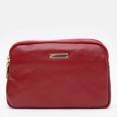 Women's leather bag Borsa Leather K11906r-red
