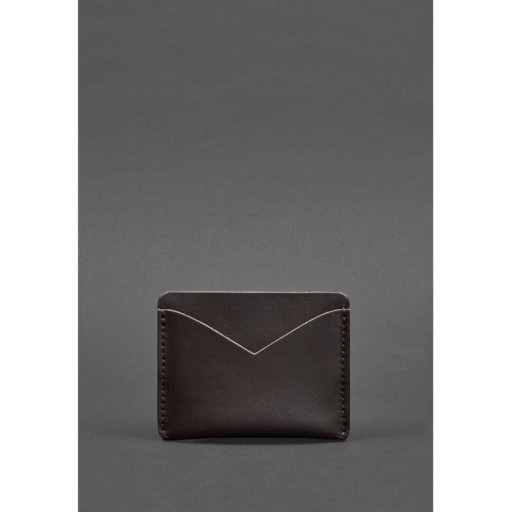 Шкіряна візитниця 5.0 коричнева
