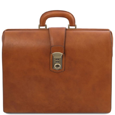Canova Leather Doctor bag briefcase 3 compartments Tuscany TL142352