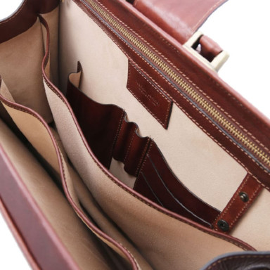 Canova Leather Doctor bag briefcase 3 compartments Tuscany TL142352