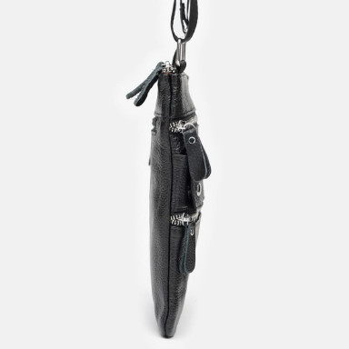 Men's leather bag Keizer K1302a-black